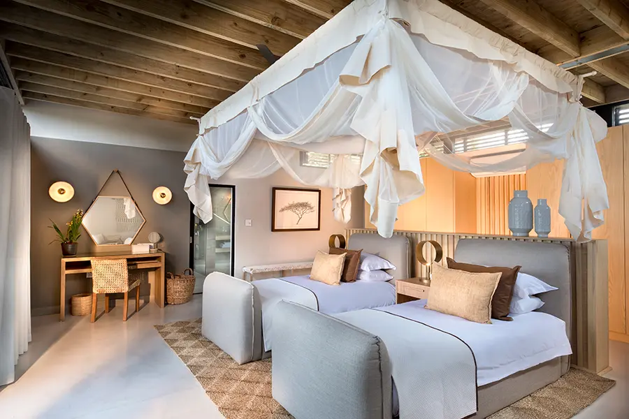 LionSandsRiverLodge-UpperLevelBedroom-Twinbed