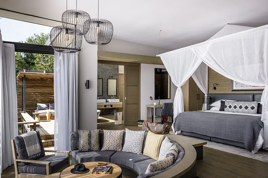 Your spacious suite at Olonana. 