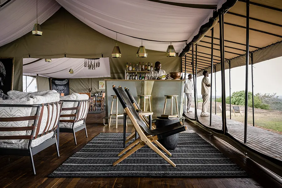 Kichakani Serengeti Camp is designed to have minimal impact on the environment.