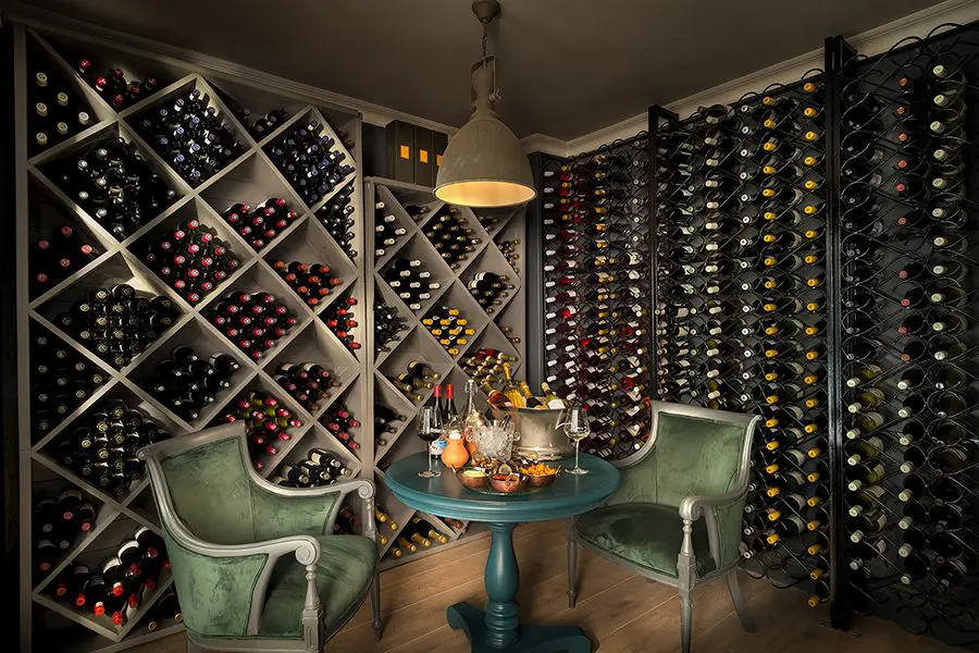 Cellar wine tasting.