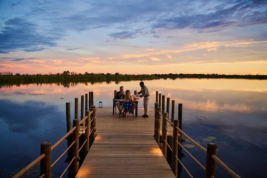 A private dinner setup. 