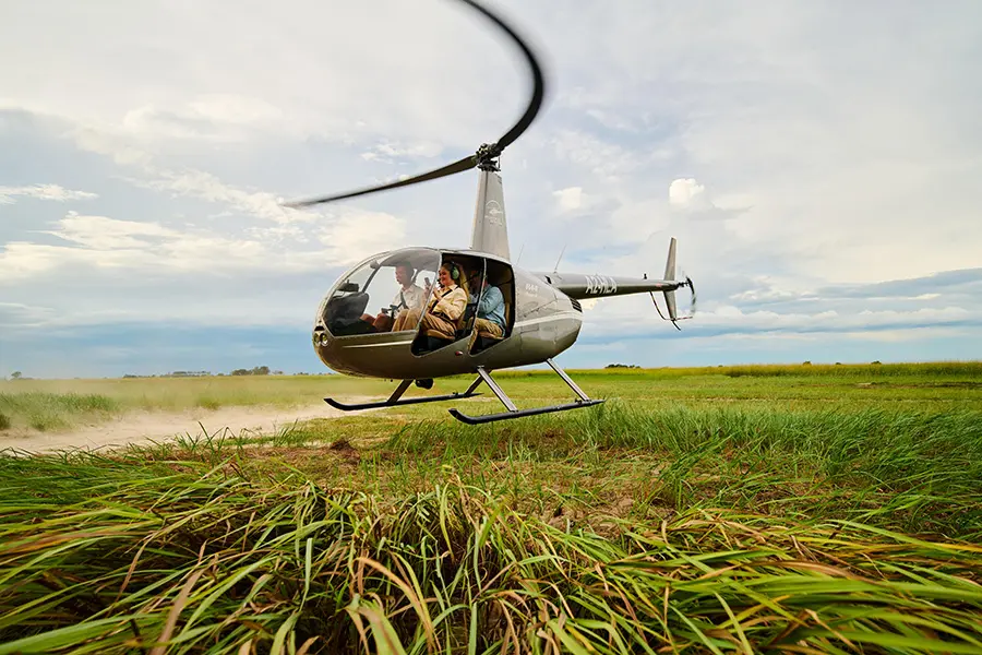 Book a scenic helicopter flight.